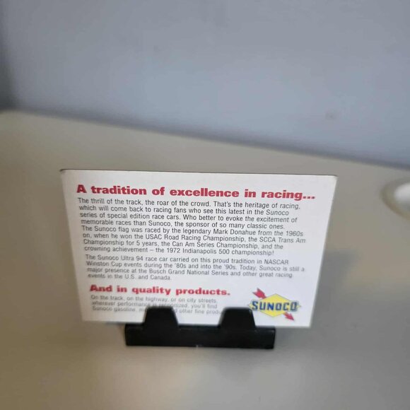 EUC 1996 Racing Champions Nascar Sunoco 47 Monte Carlo - Picture 2 of 5